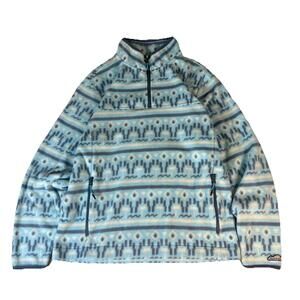 Chubbies "The Sand of Time" 1/4 zip fleece pullover Aztec Geometric Men’s XL
